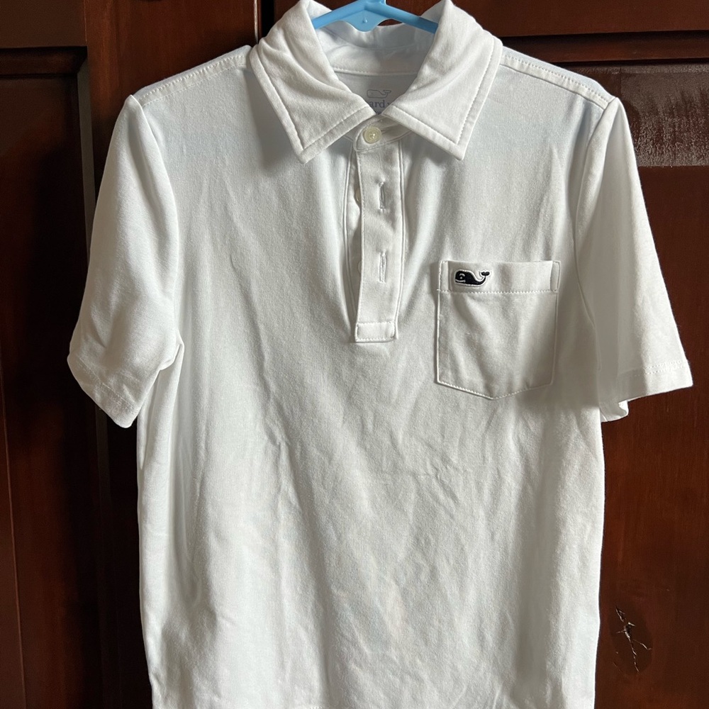 Vineyard Vines Edgartown White Polo Shirt Classic Design